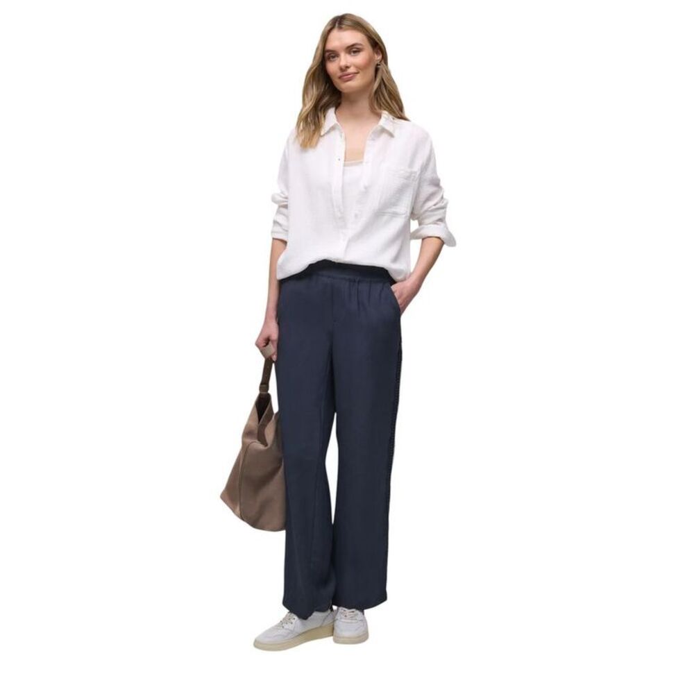 Street One Blue Modal Casual Women's Pants